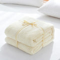 Household Simple Solid Color Coral Fleece Blanket Nexora Store