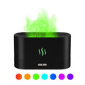 Best verkochte USB-ultrasonore vlambevochtiger (2022) met LED RGB-kleurrijke etherische olie, vuurvlam en aromaverspreider Nexora Store