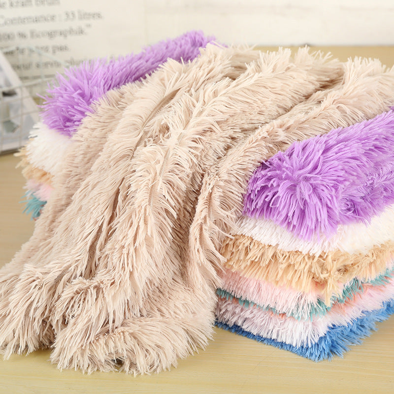 Beige pluchen hondenmat voor huisdieren Ritchy's Shop