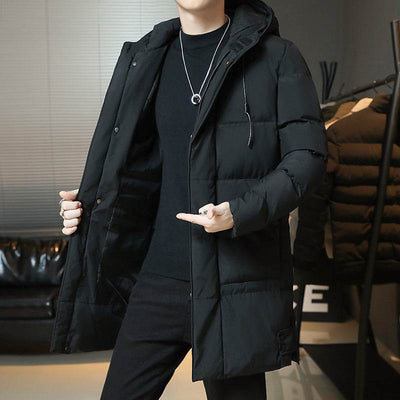 Men's Winter Leisure Warm Hooded Plus Size Men's Cotton Clothing Nexora Store