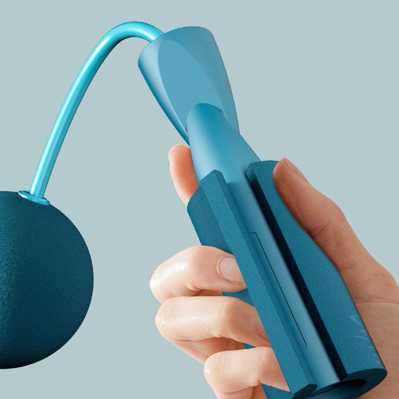 Trainingsspringtouwset Fitnessspringtouwen en siliconen handvatten voor dames, heren en kinderen met snelheid, draadloze bal, verstelbaar, anti-klit PVC-staaldraadtouw voor fitness, crossfit, binnen- en buitentraining Ritchy's Shop