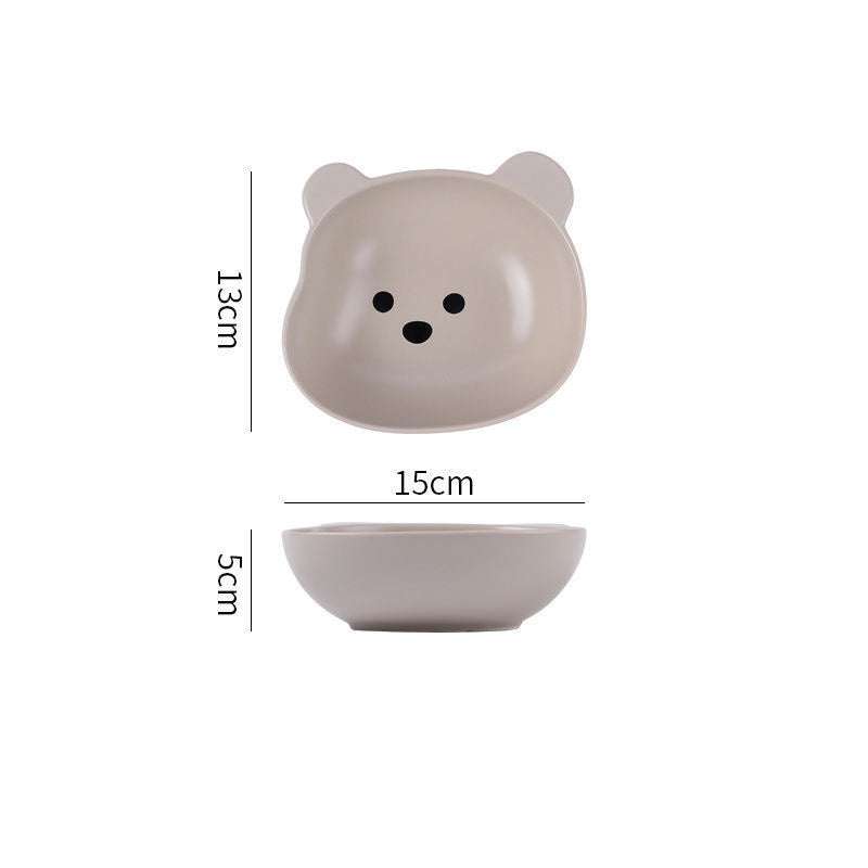 Home Cartoon schattig beervormig dinerbord Nexora Store
