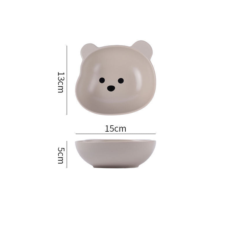 Home Cartoon schattig beervormig dinerbord Nexora Store