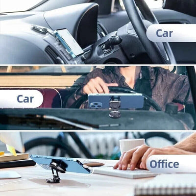 Magnetische telefoonhouder voor in de auto, dashboardmontage, magnetische roestvrijstalen autotelefoonhouder - dashboardmontage, waterbestendig, draaibaar Ritchy's Shop