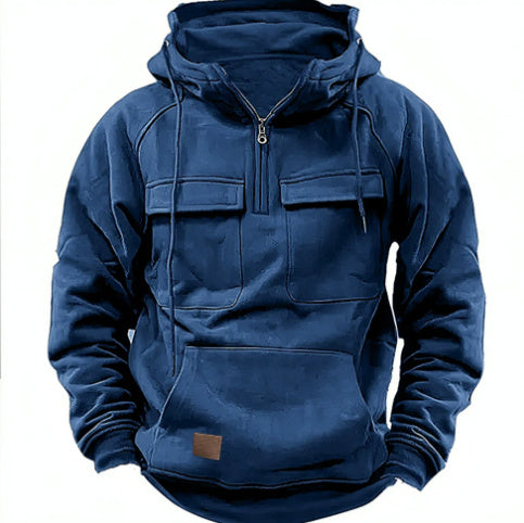Men's Zip-up Hoodies Sweatshirt With Drawstring And Pocket Design Fashion Casual Sports Sweatshirt Nexora Store