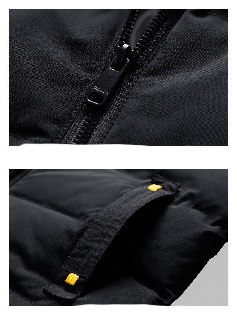 Heren herfst-winterjas jeugd slim fit Nexora Store