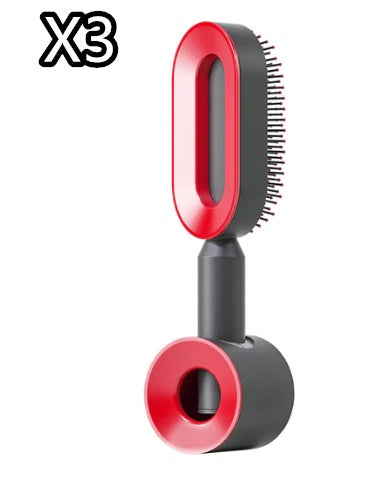 Zelfreinigende haarborstel voor vrouwen, één-toets reiniging, haaruitval, airbagmassage, hoofdhuidkam, antistatische haarborstel Nexora Store