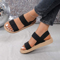 Modieuze platte sleehak strandsandalen voor dames Ritchy's Shop