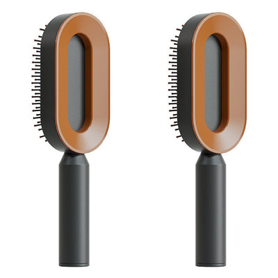 Zelfreinigende haarborstel voor vrouwen, één-toets reiniging, haaruitval, airbagmassage, hoofdhuidkam, antistatische haarborstel Nexora Store