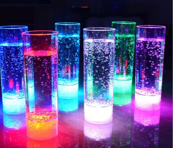 Watersensor LED lichtgevende kleurrijke bekers, drinkbekers, decoratie-accessoires voor een feestelijke sfeer Nexora Store