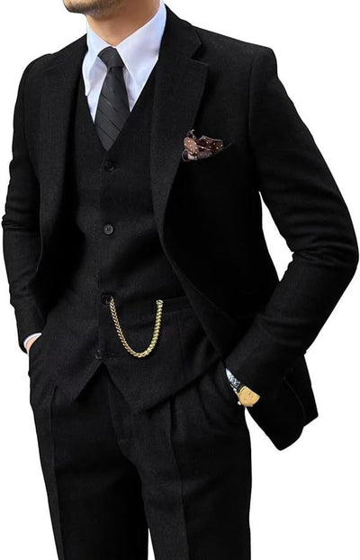 Herringbone Herenpak Slim Fit Nexora Store