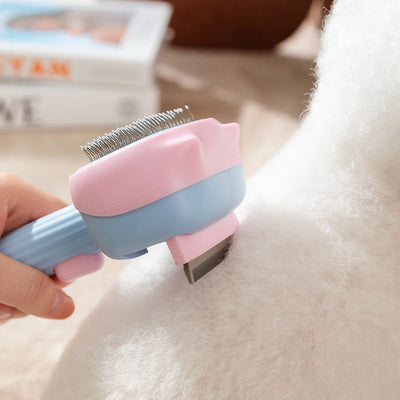 Hondenborstel voor het ontwarren van grote honden, ontklitkam, ontwarringstool voor katten, hondenborstel voor het verminderen van verharing, ideaal voor rassen met kort tot lang haar Ritchy's Shop