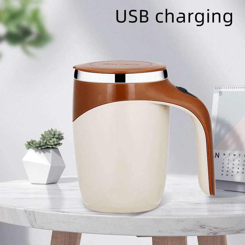 Rechargeable Model Automatic Stirring Cup Coffee Cup High Value Electric Stirring Cup Lazy Milkshake Rotating Magnetic Water Cup Nexora Store