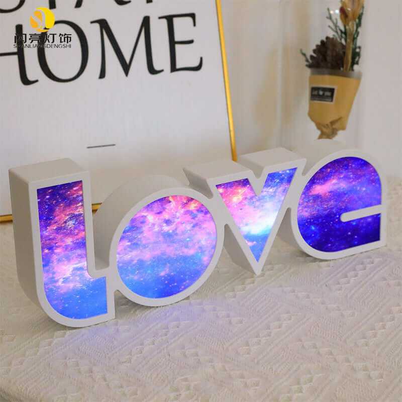 Valentines Day Decor LED LOVE Light Valentines Day Gift For Girlfriend Bithday Wedding Party Decoration Romantic Wedding Decor Nexora Store
