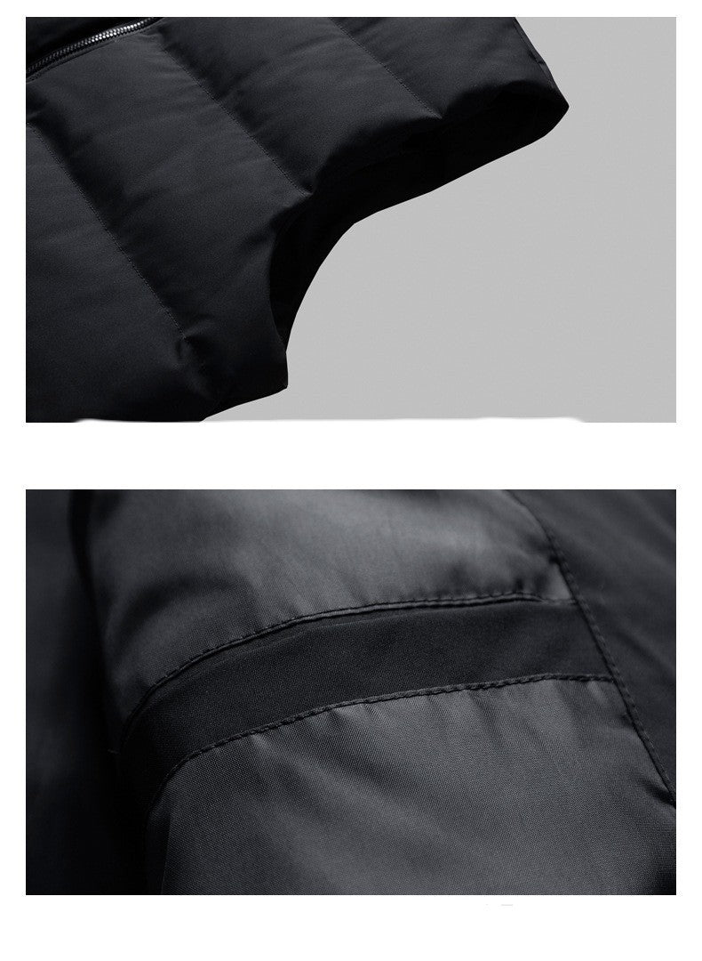 Heren herfst-winterjas jeugd slim fit Nexora Store