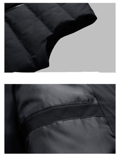 Heren herfst-winterjas jeugd slim fit Nexora Store