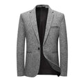 Koreaanse stijl Slim-fit enkelrijige eenknoopsjas voor kleine bedrijven Ritchy's Shop
