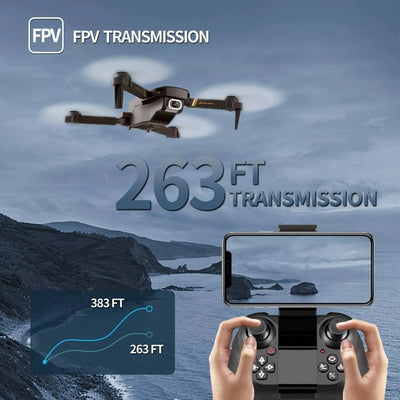 4DRC V4 Foldable Mini Drone With Camera 4K 1080P HD Drone ,3 Batteries,Drones For Adults Kids,Remote-controlled Quadcopter,Logistics Is Randomly Sent By UPS,USPS, Nexora Store