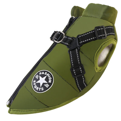 Warme katoenen hondenjassen met verdikte fleece Ritchy's Shop