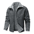 Retro revers losse katoenen jas fleece gevoerde verdikking denim jas Ritchy's Shop