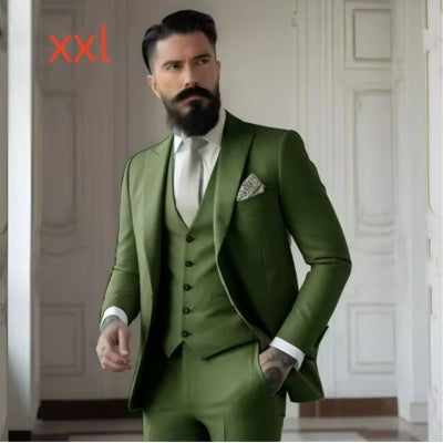 Heren Slim Fit Effen Kleur Business Pakset Nexora Store