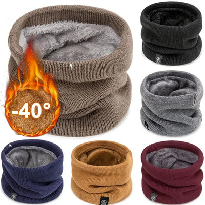 Mode zachte gebreide nekwarmer sportsjaal dames heren gezichtsbedekking winter schaatsen hardlopen warme sjaals dikke koudebestendige kraag Ritchy's Shop
