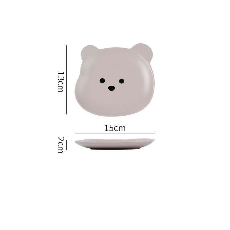 Home Cartoon schattig beervormig dinerbord Nexora Store