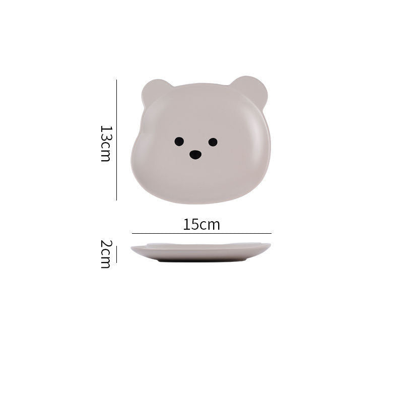 Home Cartoon schattig beervormig dinerbord Nexora Store