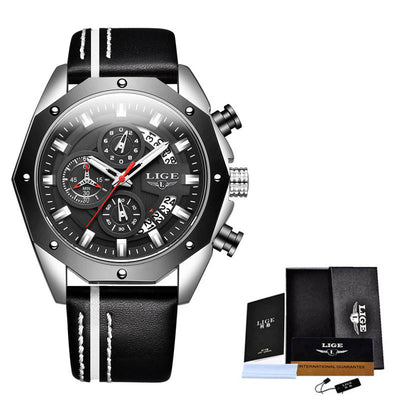 Mode Herenhorloges Topmerk Luxe Siliconen Sporthorloge Heren Kwarts Datum Klok Waterdicht Polshorloge Chronograaf Ritchy's Shop