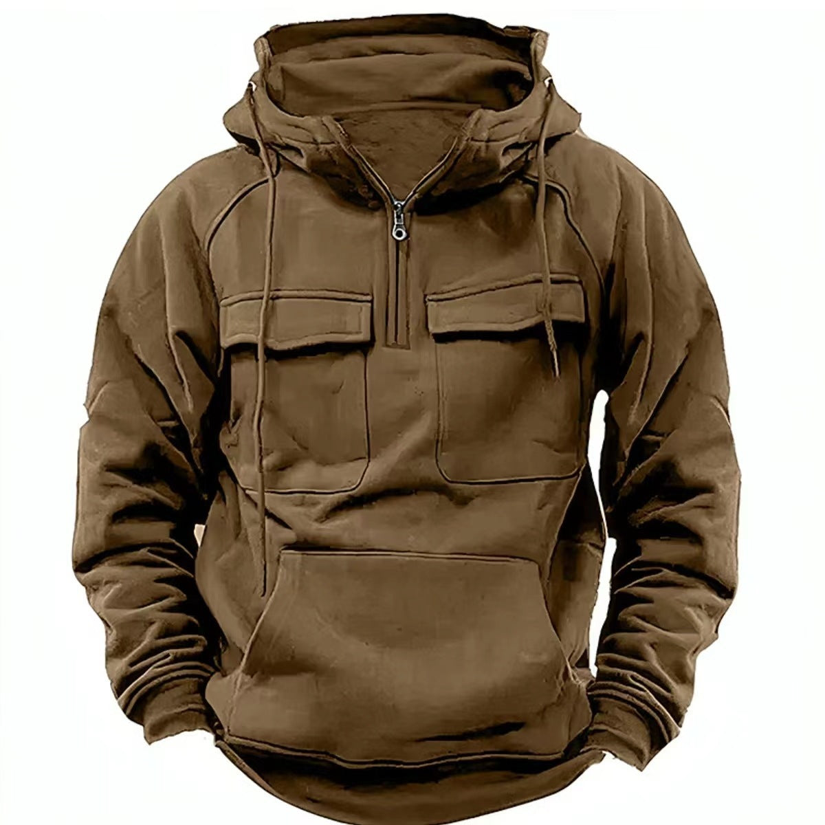 Men's Zip-up Hoodies Sweatshirt With Drawstring And Pocket Design Fashion Casual Sports Sweatshirt Nexora Store