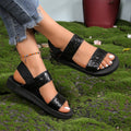 Modieuze platte sleehak strandsandalen voor dames Ritchy's Shop