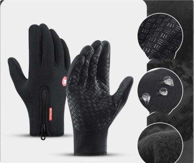 Winter Gloves Touch Screen Riding Motorcycle Sliding Waterproof Sports Gloves With Fleece Nexora Store
