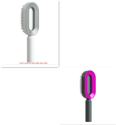Zelfreinigende haarborstel voor vrouwen, één-toets reiniging, haaruitval, airbagmassage, hoofdhuidkam, antistatische haarborstel Nexora Store