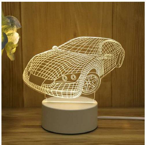 3D-lamp van acryl, USB-lednachtlampje, neonreclamelamp, kerstdecoratie voor kamerdecoratie, Valentijnsdagcadeaus Nexora Store