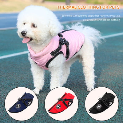 Warme katoenen hondenjassen met verdikte fleece Ritchy's Shop