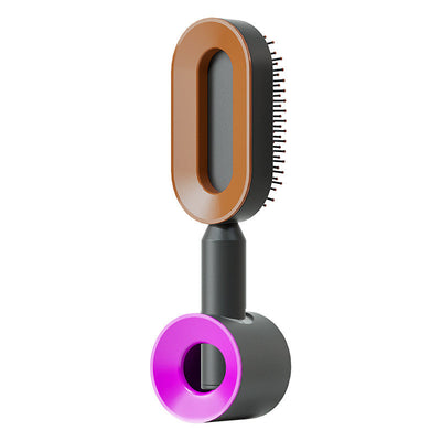 Zelfreinigende haarborstel voor vrouwen, één-toets reiniging, haaruitval, airbagmassage, hoofdhuidkam, antistatische haarborstel Nexora Store