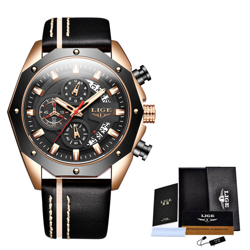 Mode Herenhorloges Topmerk Luxe Siliconen Sporthorloge Heren Kwarts Datum Klok Waterdicht Polshorloge Chronograaf Ritchy's Shop