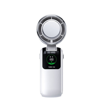 Nieuwe Ice Pack hoge snelheid draagbare elektrische ventilator snelheid instelbaar opvouwbare mini ventilator draagbare buiten hangende nek kleine ventilator Nexora Store