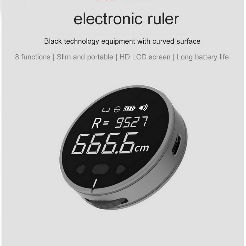 Distance Measuring Instrument Electronic Measuring Ruler Tape Measure High Definition Digital LCD High Precision Electronic Measuring Ruler Tool Nexora Store