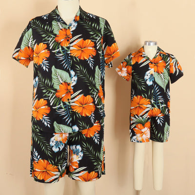 Een gezin van 4 vakantie reizen familie Hawaii ouder-kind pak Nexora Store