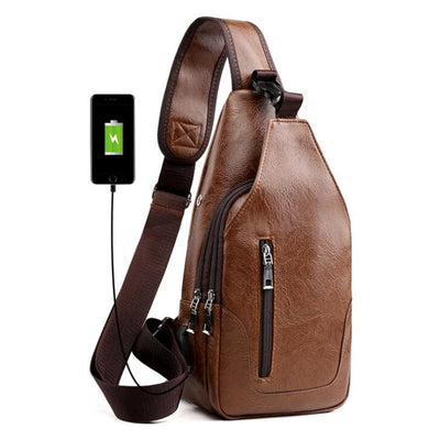 Luxe merk messenger bag leren heren borsttas vintage crossbody schoudertas heren zakelijke sling bags mannelijke casual borsttas Nexora Store
