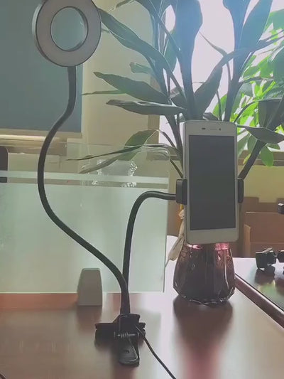 LED Selfie Ring Light for Live Adjustable Makeup Light-8cm Stand