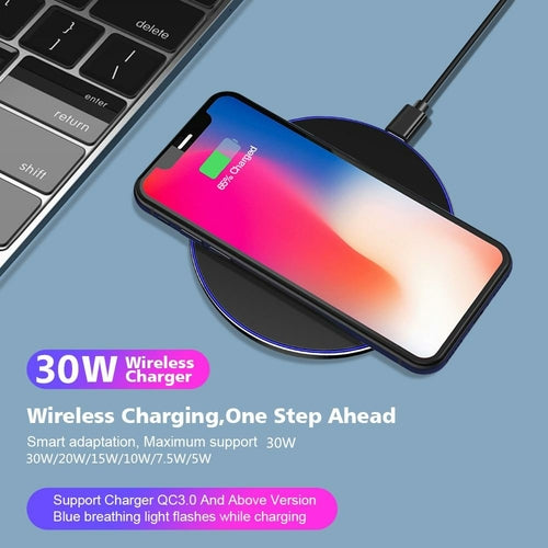 Dragon W9 30W Wireless Charging Pad Nexora Store